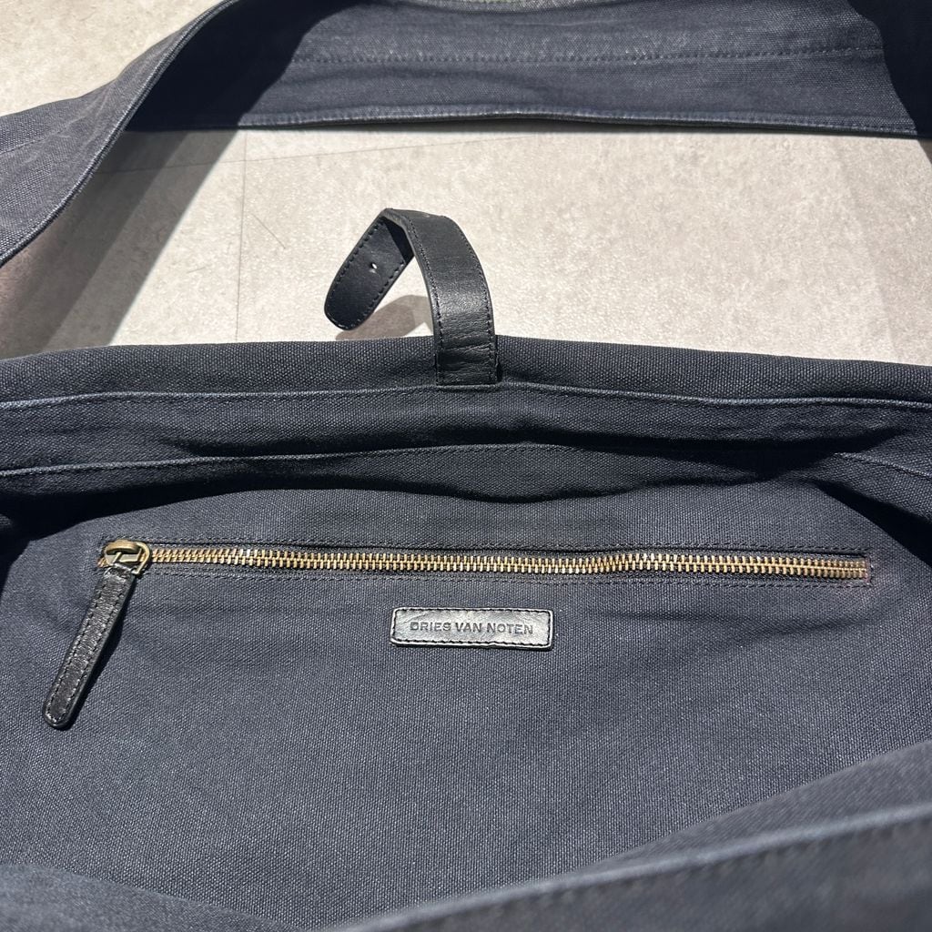 Dries Van Noten ドリスヴァンノッテン Canvas Shoulder Bag