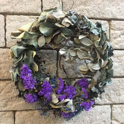 Green x Purple Wreath