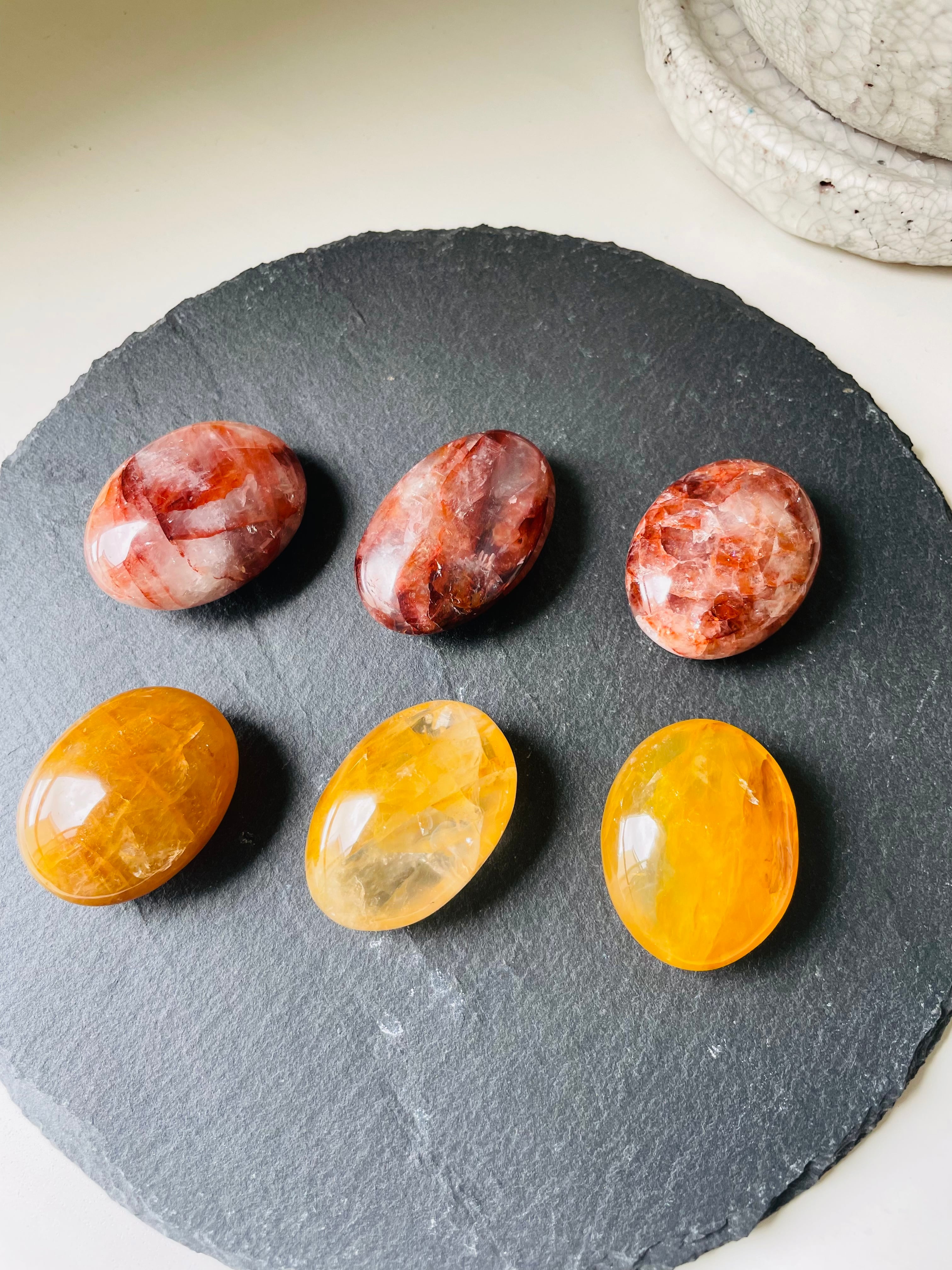 Aura Quartz Soap Shape Stones / オーラクォーツソープシェイプ