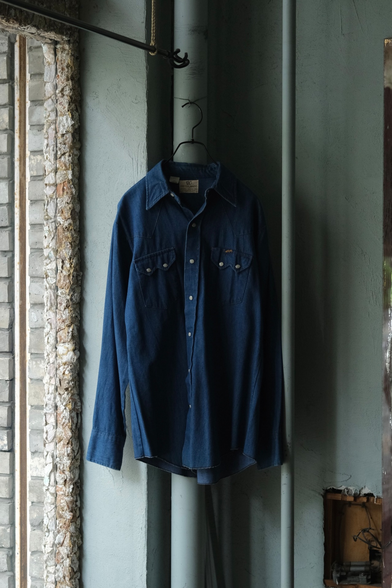Utah／70's "Washington Mfg. Co." DEE CEE BRAND western denim shirt