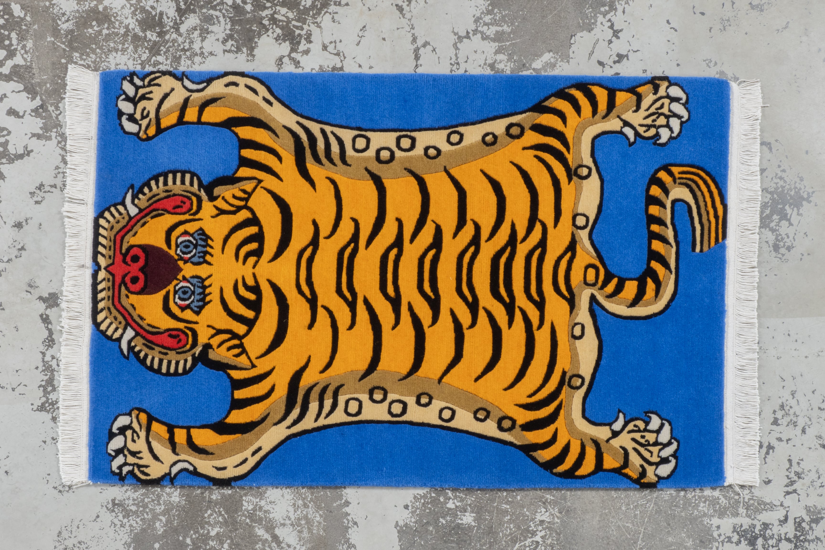 Tibetan Tiger Rug 《Sサイズ•ウール226》チベタンタイガーラグ