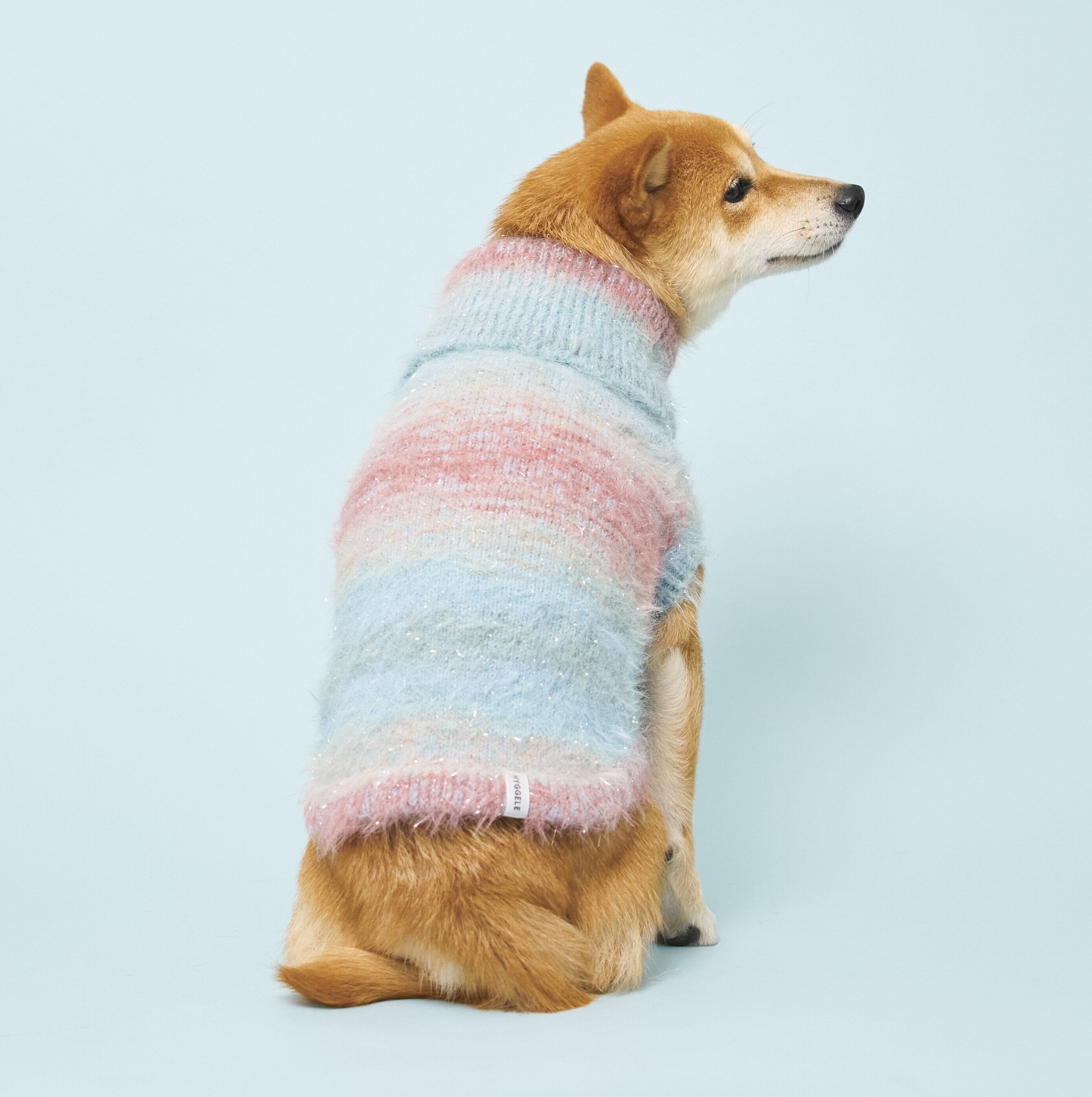SPACE DYE LAME KNIT - BLUE/PINK | HYGGELE
