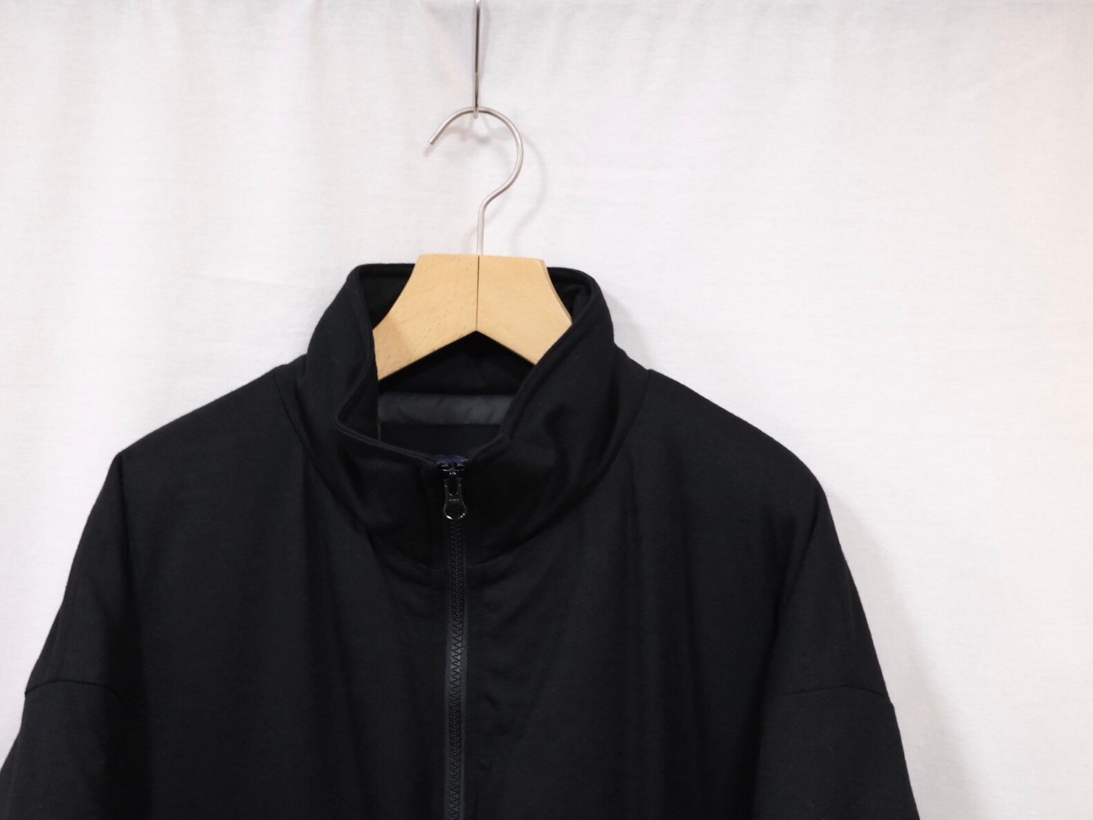 KANEMASA PHIL” High Gauge Milled Wool Padded Blouson Black