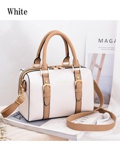 【0277】Bicolor Boston Style Shoulder Hand Bag