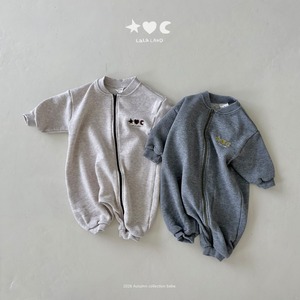 【ﾉﾍﾞﾙﾃｨ＆送料無料】Terry zip-up suit / lalaland