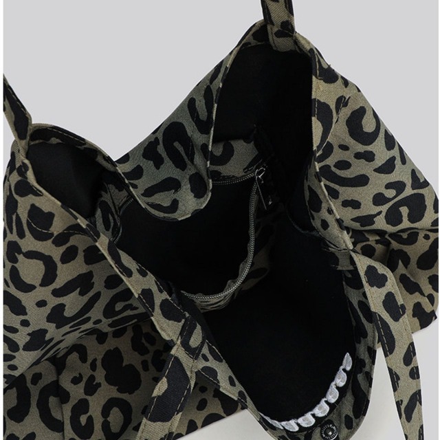 レオパードパターントートバッグ 2col   R01572