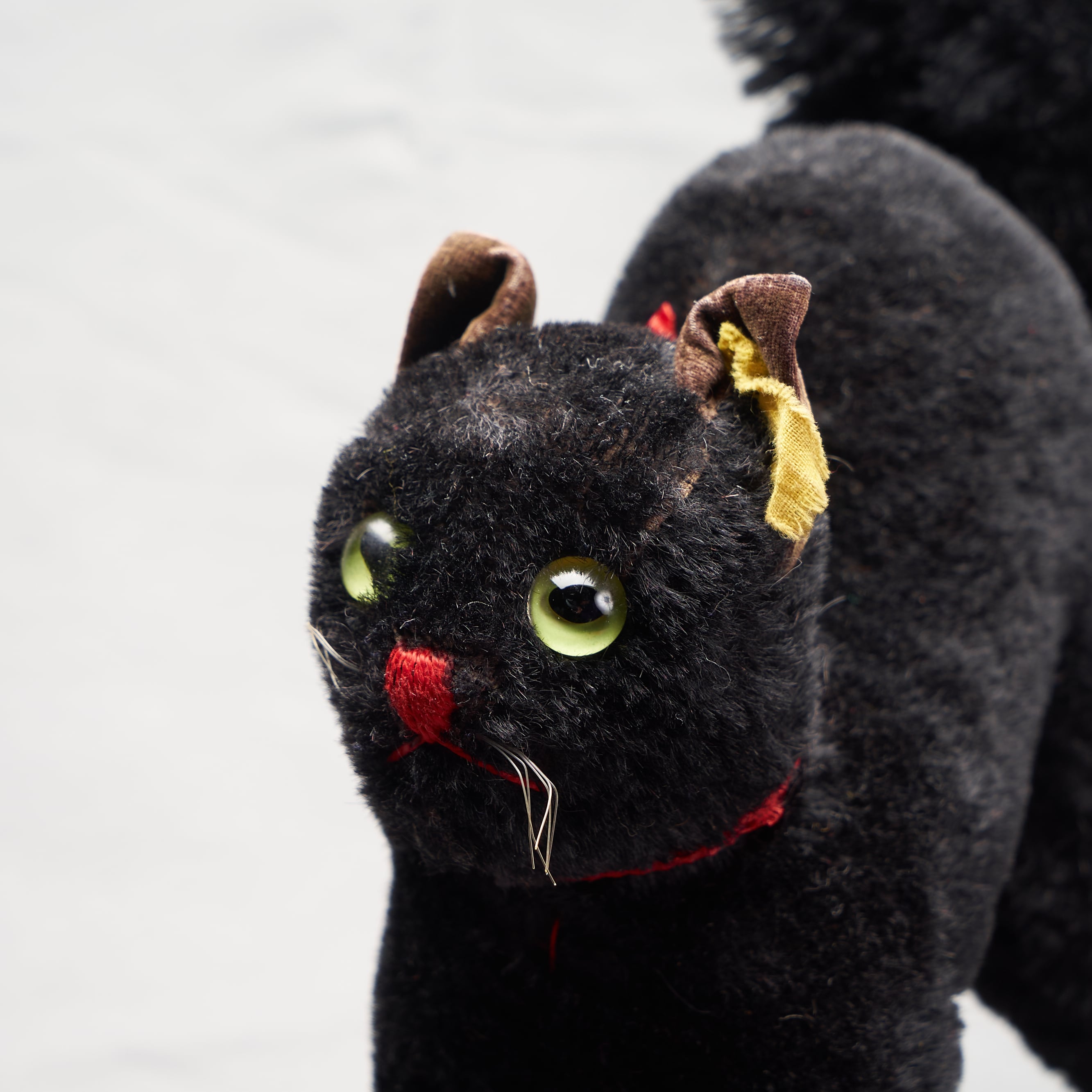 シュタイフ☆Black Tom Cat 22cm☆ブラックトムキャット 黒猫 おもちゃ