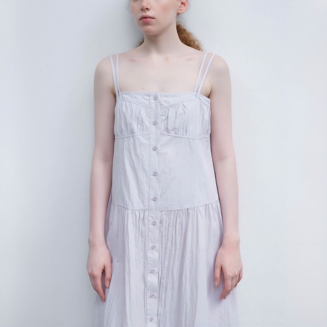 Froncé Drawstring Camisole Dress F0651