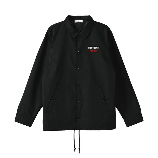 annetmii tokyo コーチジャケット（ブラック・刺繍）