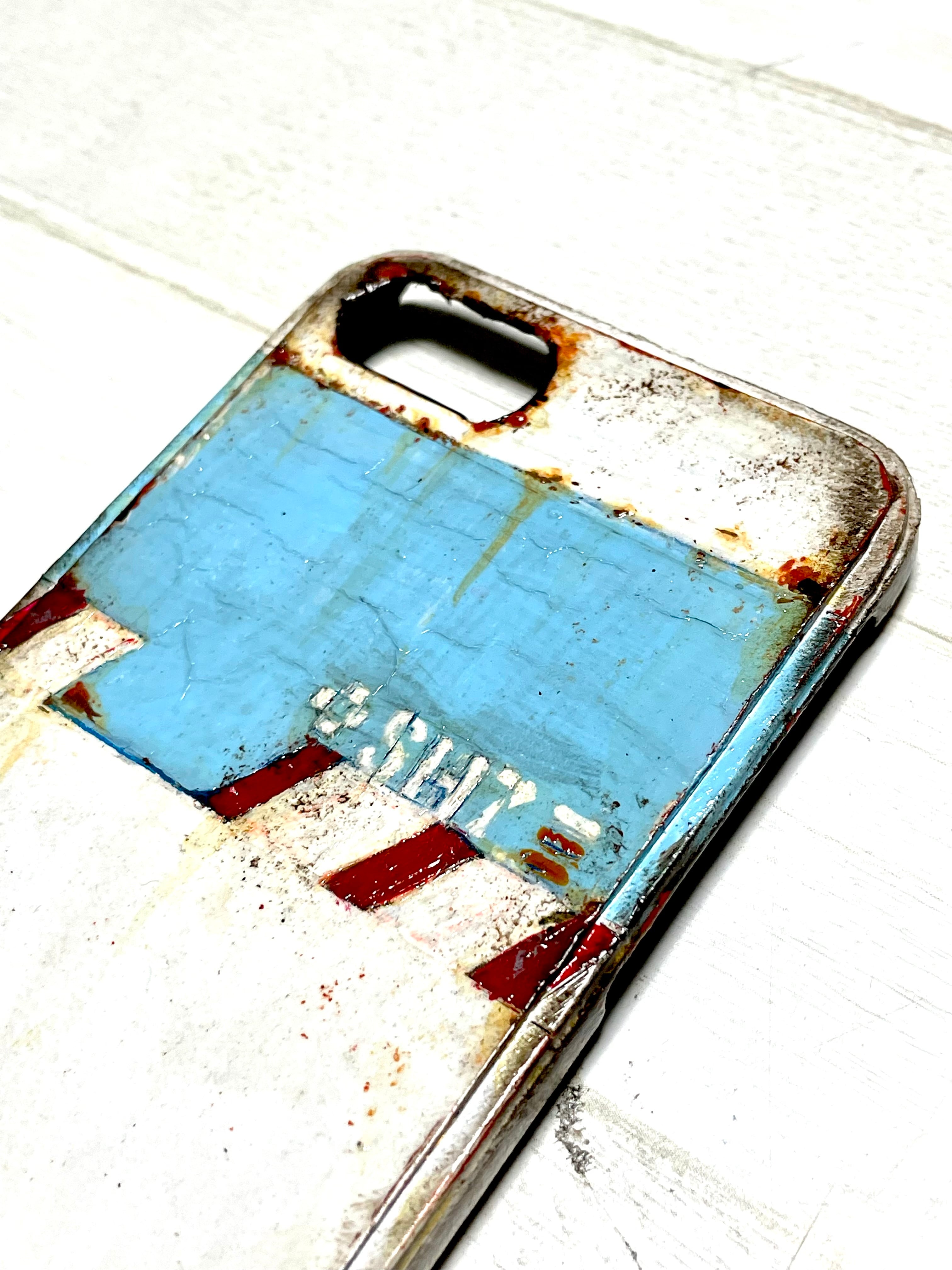 オリジナルハンドメイドサビ塗装スマホケース ジュSH | PAY ID