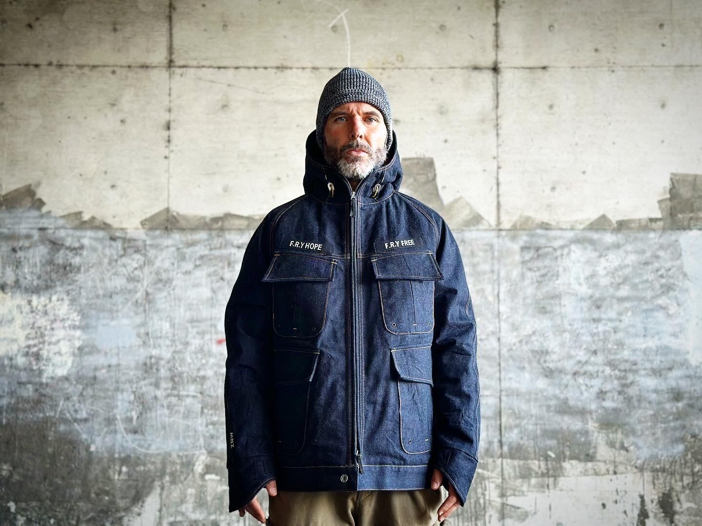 23AW FURY 憤デニムユーティリティファティーグジャケット 23AW FURY 憤デニムユーティリティファティーグジャケット