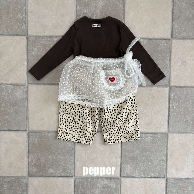 [即納XS/S]≪pepper≫leopard pants cream 11