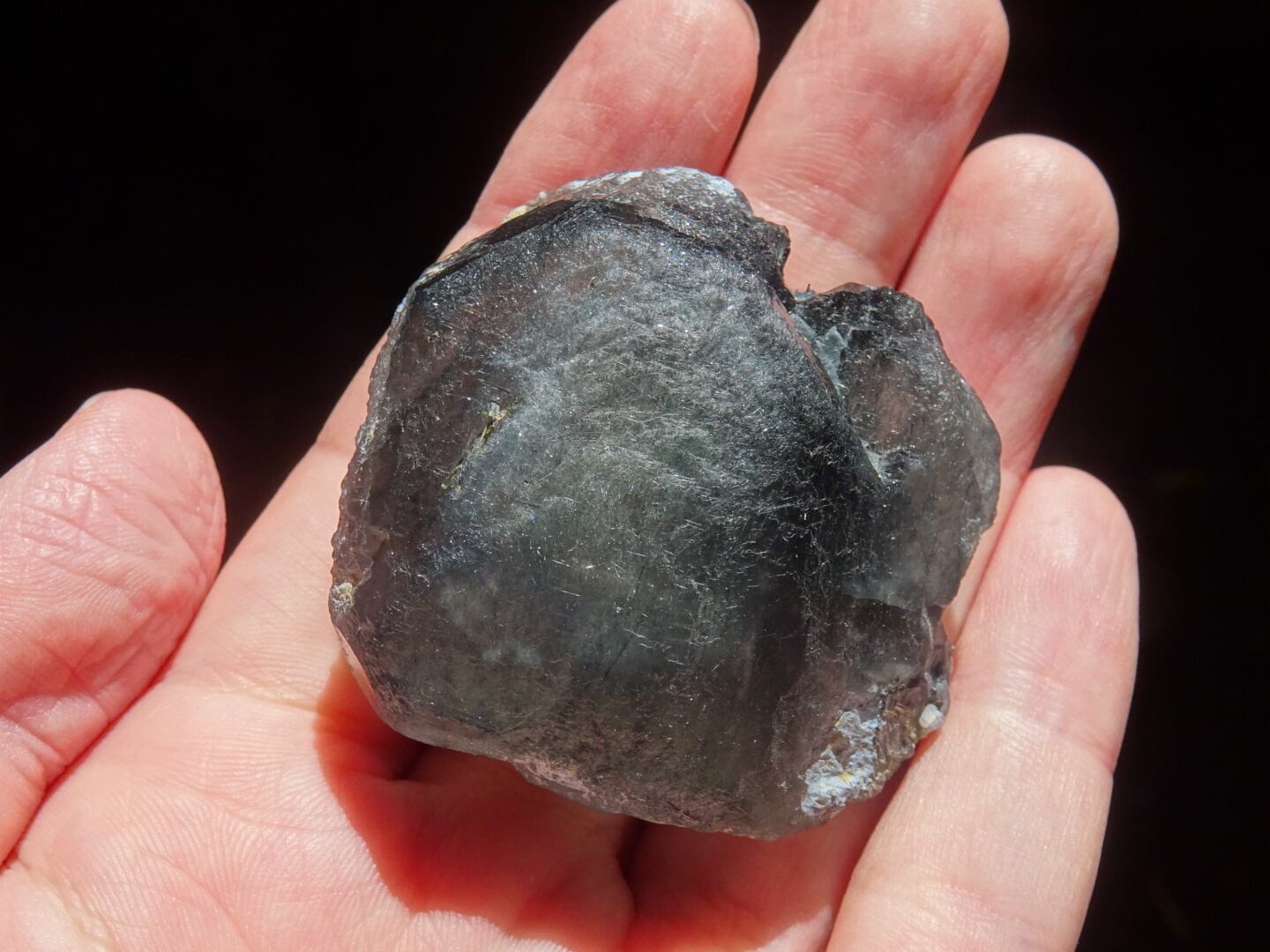 ザギ・マウンテン産 リーベカイトインクォーツ 青ザギ 02 ザギ・マウンテン産 リーベカイトインクォーツ 青ザギ 02