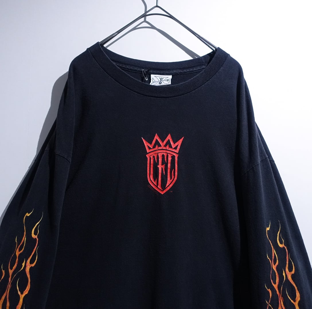 WEST COAST CHOPPERS” Black Logo & Flame Print Design Long WEST COAST CHOPPERS” Black Logo & Flame Print Design Long