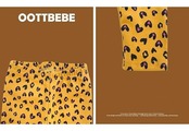 韓国子供服 / 26winter / oottbebe / ハートレオパードルームウェア / ベビー&キッズ / 冬服 *XS~XL*