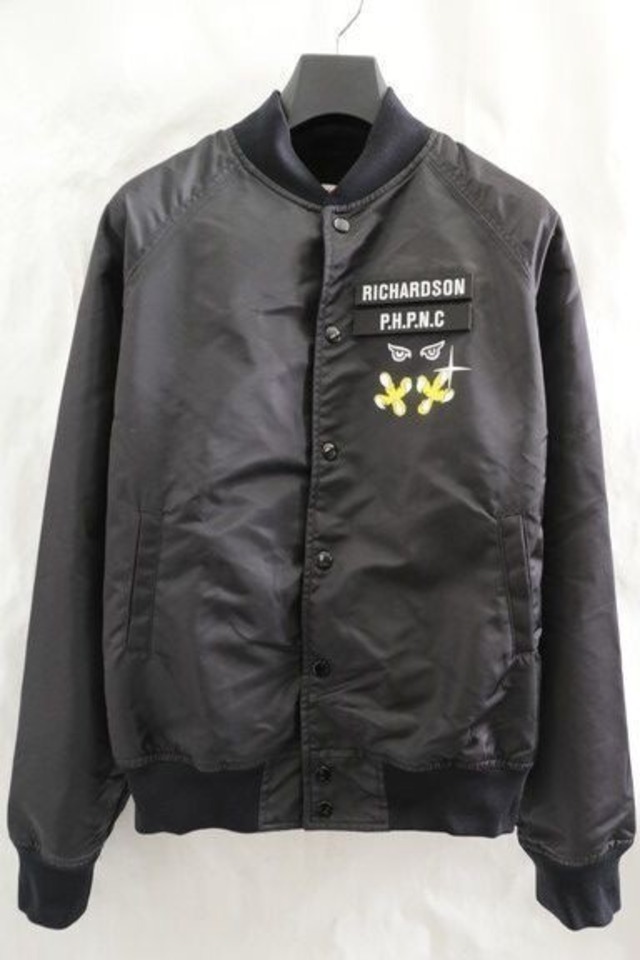 RICHARDSON P.H.P.N.C BOMBER JACKET MEDIUM BLACK GG3709