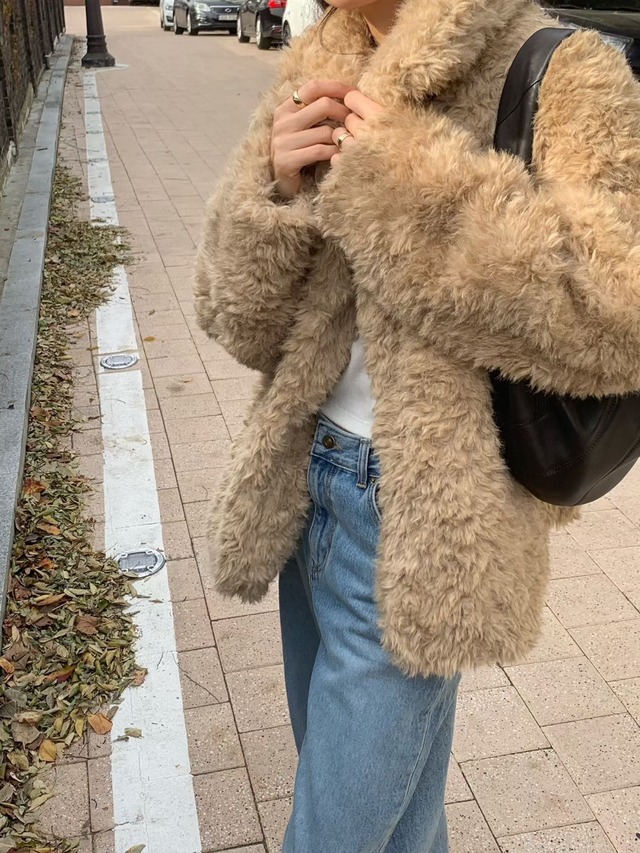 (予約) HAUS / Ness fur jacket