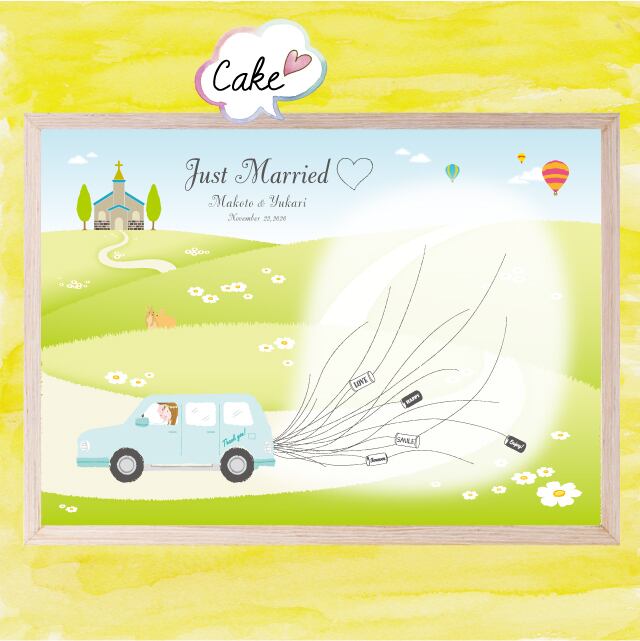 世界の 送料無料 ウェディングツリー バルーンサイズｍ スタンプウェルカムボード結婚式可愛い 樹脂 レジン