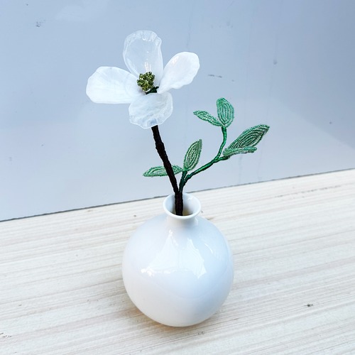 Item992 ヴェネチアンガラスの春のお花 ハナミズキ(リーフ別売)