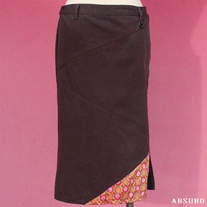 【訳あり】 ABSURD スカート レディース サイズXS １点物   紫 PURPLE  アブサード  CRY LEES
