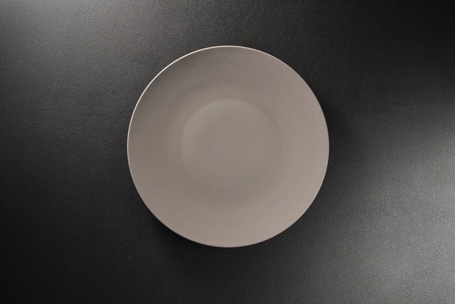 MORIYAMA ブレンドグレー フラットプレート φ28.0cm