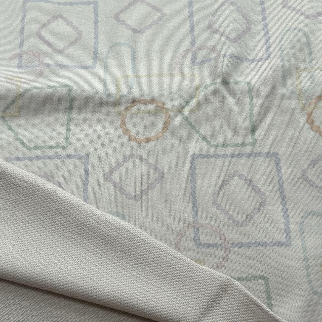 ★NY361◆1.2m◆綿100%ミニ裏毛ニット生地◆オリジナルプリント