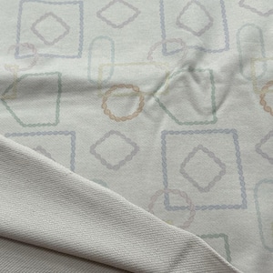 ★NY361◆1.2m◆綿100%ミニ裏毛ニット生地◆オリジナルプリント