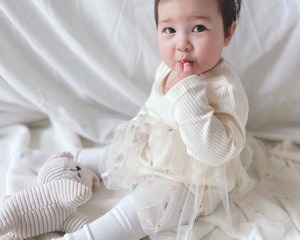 ロンパース / オーガンジー / シースルー / 女の子 / 〜18ヶ月