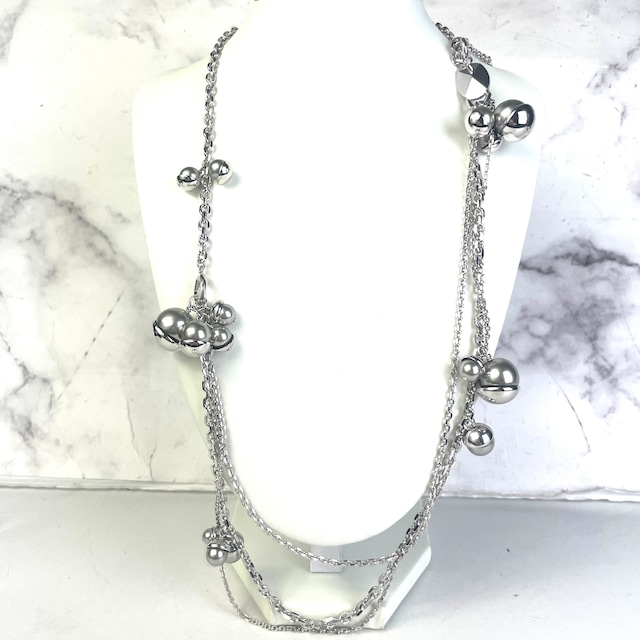 【最終処分SALE】DIORディオール ネックレス シルバー A-7343