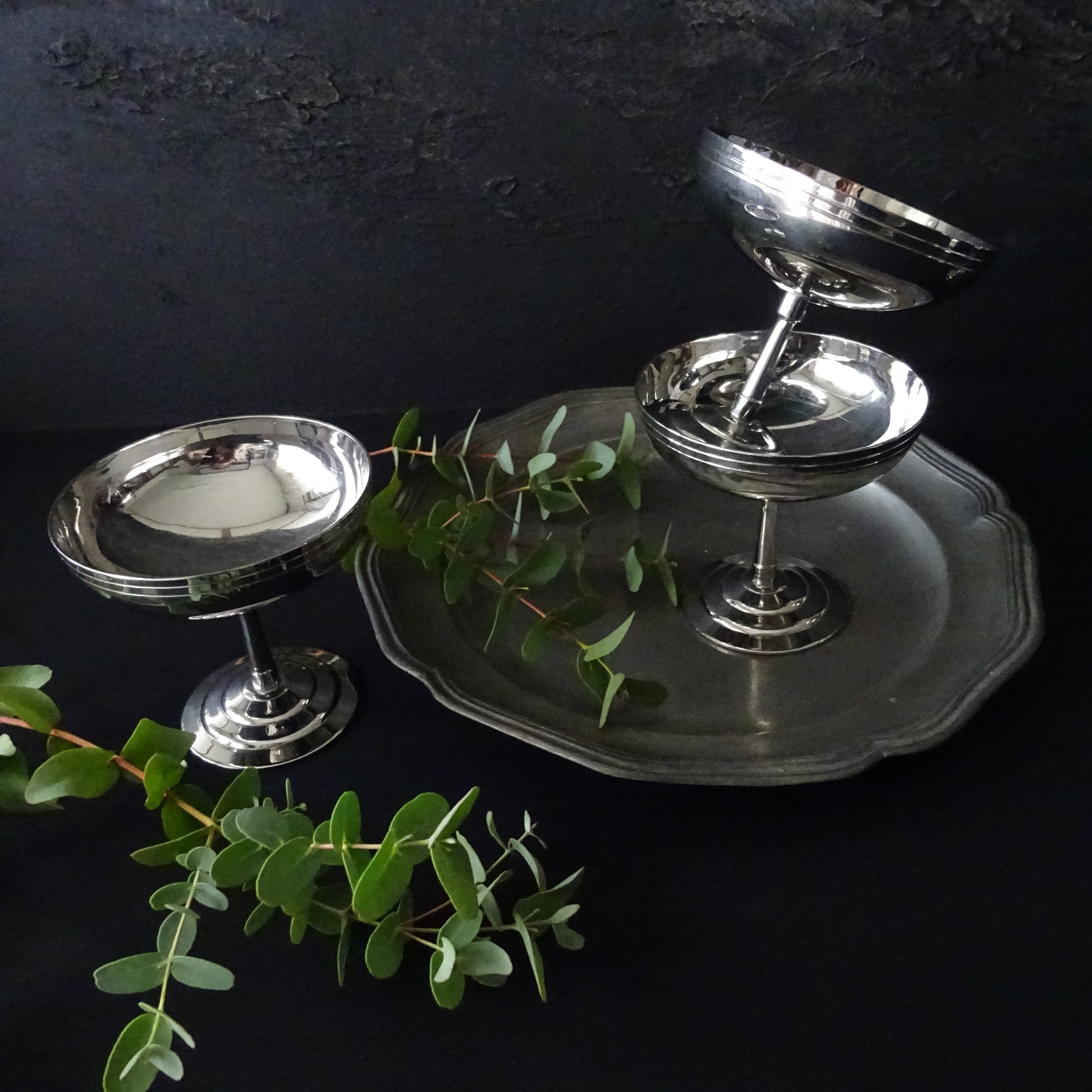 【 Épuisé 】LETANG REMY  Coupe à Glace Inox ancienne