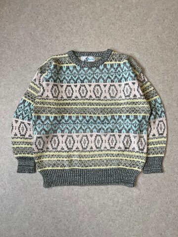 80〜90s atlantic traders knit cardigan 80年代 90年代 ニット 