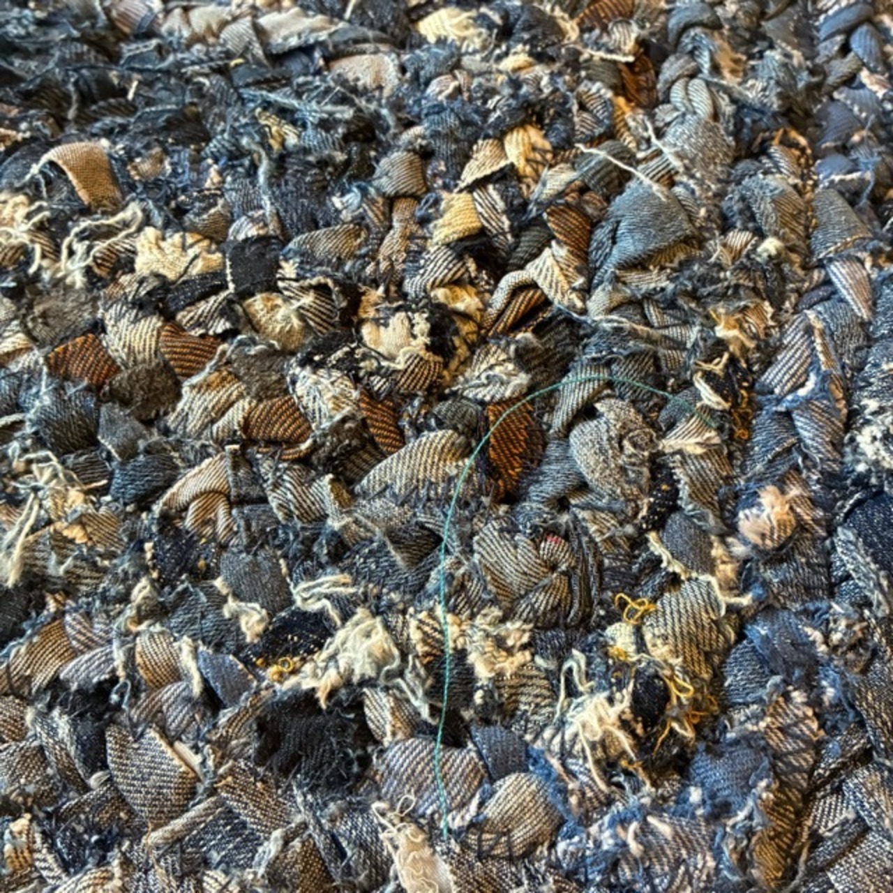 TOPANGA Homefurnishing　リサイクルデニムウィービングラグマット　50×80cm
