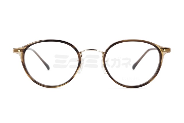 INTIMITE by EYEVAN メガネ INE-4011 Col.GBRB / G クラウンパント 47サイズ 眼鏡 アンティミテ 佐々木希 アイヴァン 鯖江 日本製 正規品-2枚目