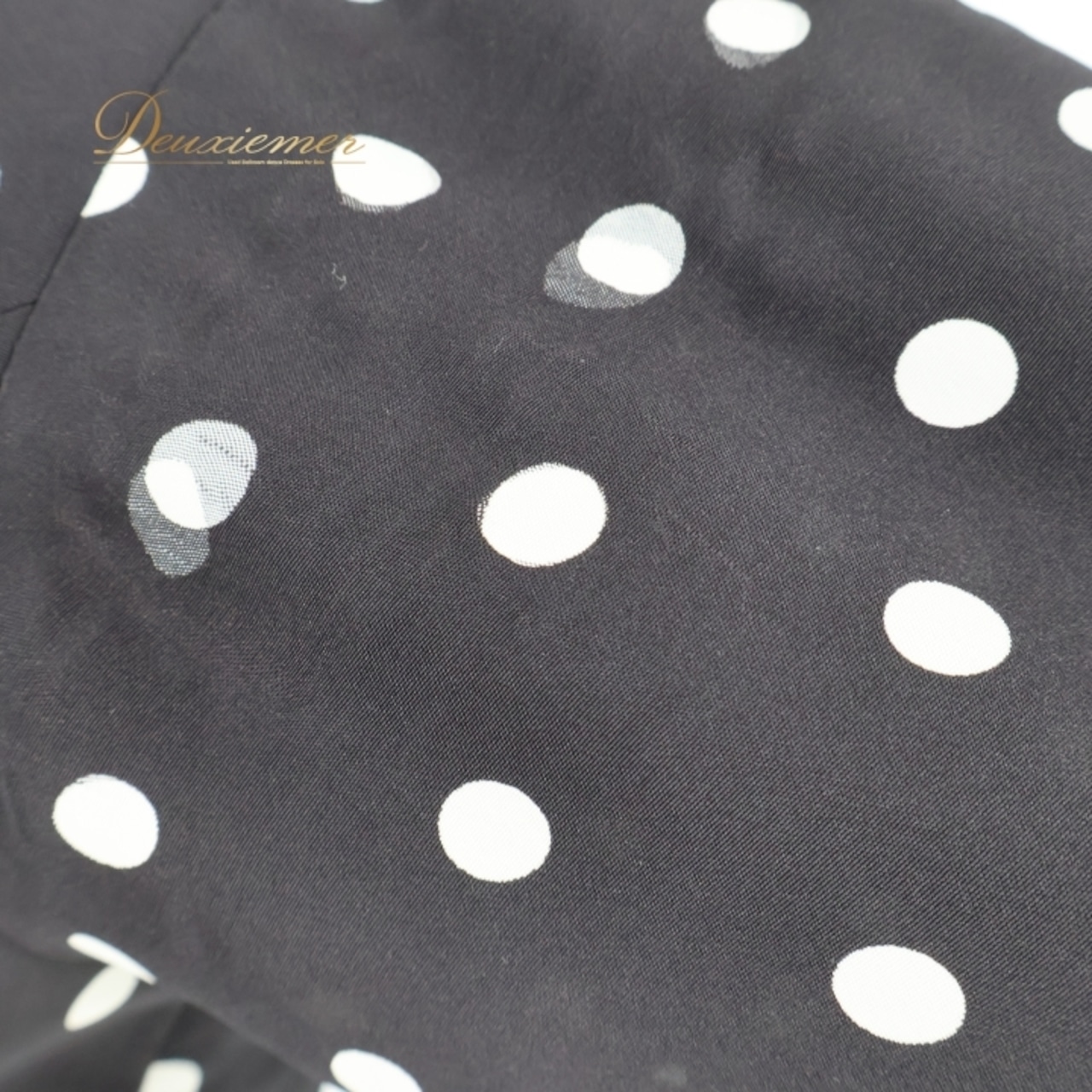 フラメンコ 衣装 ワンピース ドレス 水玉 ドット 黒 白 フリル ボランテ STALL Co.,Ltd ボウタイ ダンス パーティ 発表会 レトロ ブラック系 ホワイト系 おしゃれ 女性用 フォーマル 衣装ダンス イベント ステージ衣装 コスチューム