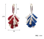 バッグチャーム　タッセル　レッド
