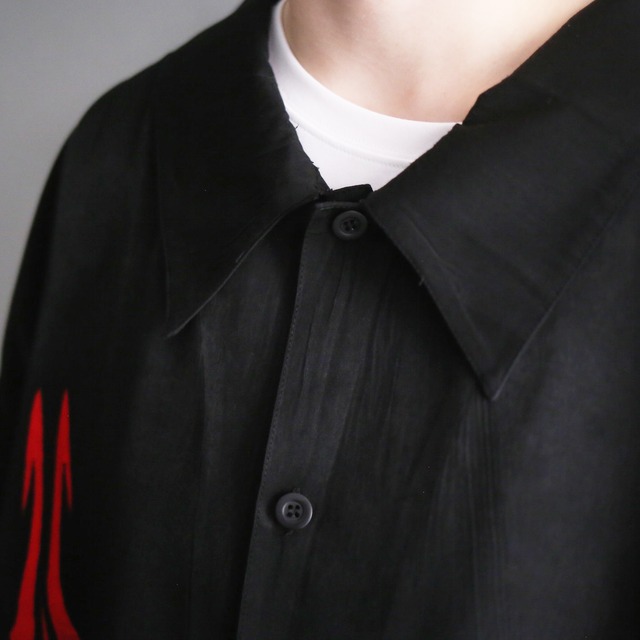 "KING SIZE" scull and art embroidery XXXXXXL super big shirt