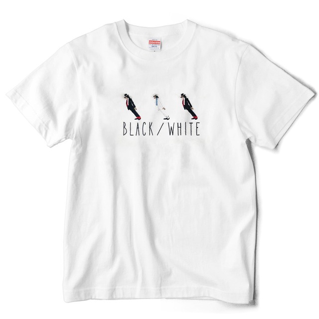 slowth 刺繍Tシャツ BLACK/WHITE (ホワイト)
