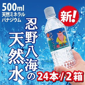 富士山麓の天然水 みずごこち 天然水 天然ミネラル バナジウム天然水 7.2μg/100ml 山梨県 忍野村 天然湧水 24本入り２箱