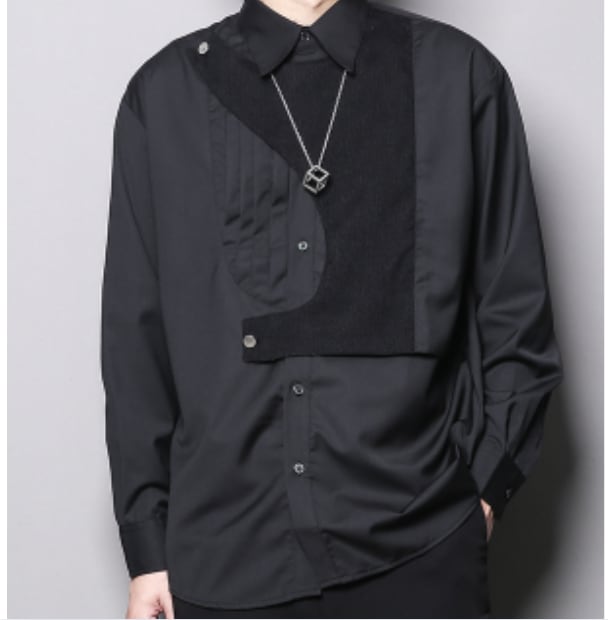 Niche Pleated Casual Long Sleeve Yuppie Designer(MT974)