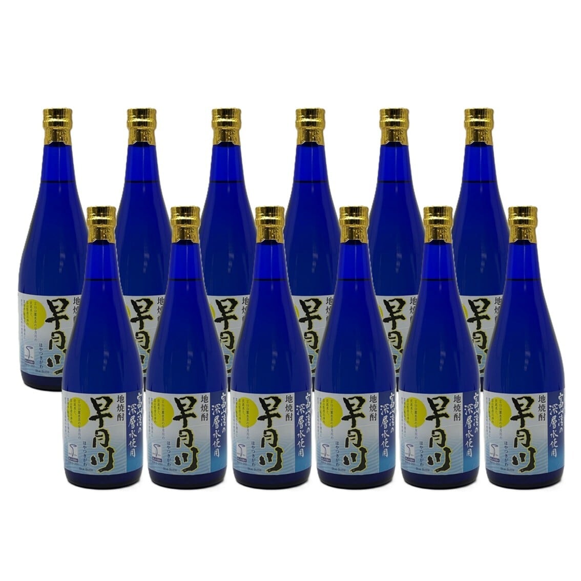 【12本セット】富山 地焼酎 早月川(はやつきがわ) 720ml 12本 富山湾の深層水使用 焼酎甲類乙類混和 麦焼酎 テレビでも紹介された富山の焼酎 専用箱入り