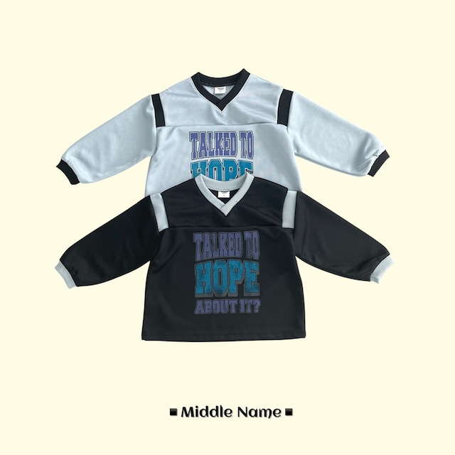 【取寄】middle name|hip v-neck tee|ヒップVネックTシャツ|S-3XL|kids&jr|26 autumn