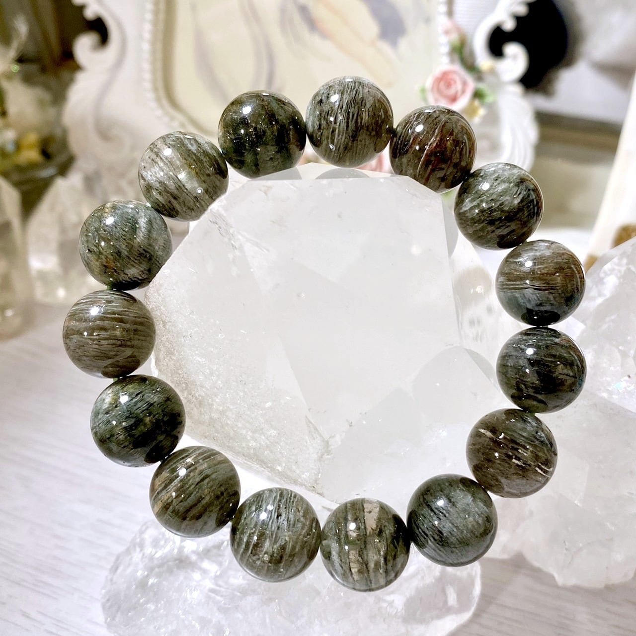 393 AAAブルーガーデンファントムクォーツ13mm | Pay ID