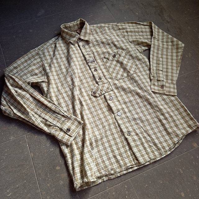 チロリアンシャツ LANDHAUS used [101054]