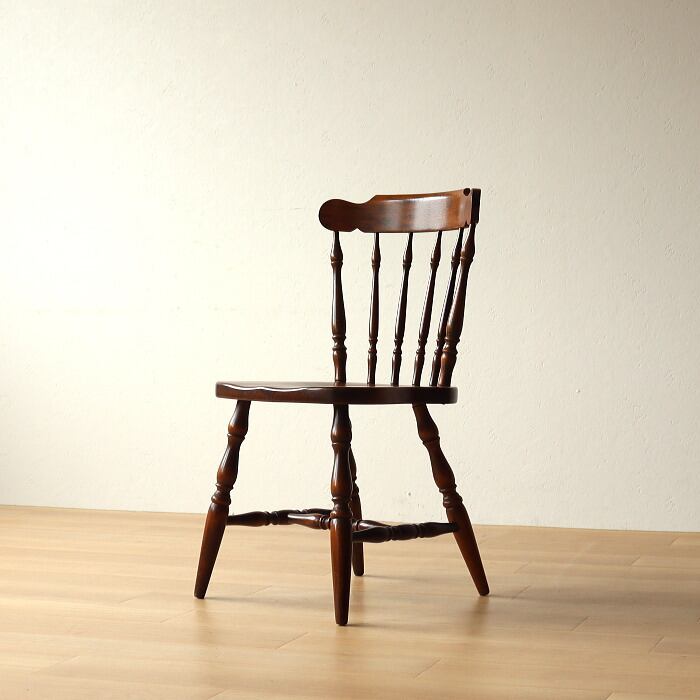 ヴィンテージ ウィンザーチェア ② アンティーク 椅子 キツツキ 飛騨産業 無垢 ヴィンテージ キツツキ 飛騨産業 ウィンザーチェア ブナ材 古家具 無垢