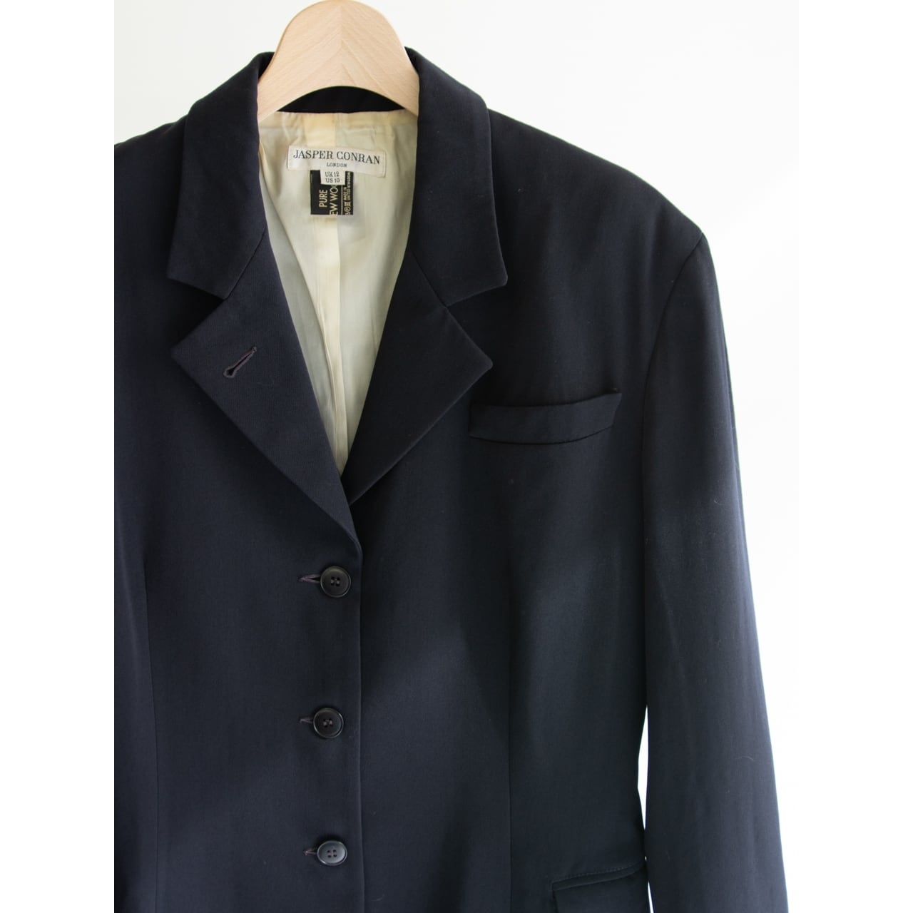【JASPER CONRAN】Made in United Kingdom 80-90's 100% Wool Jacket（ジャスパーコンラン 英国製ウールテーラードジャケット）