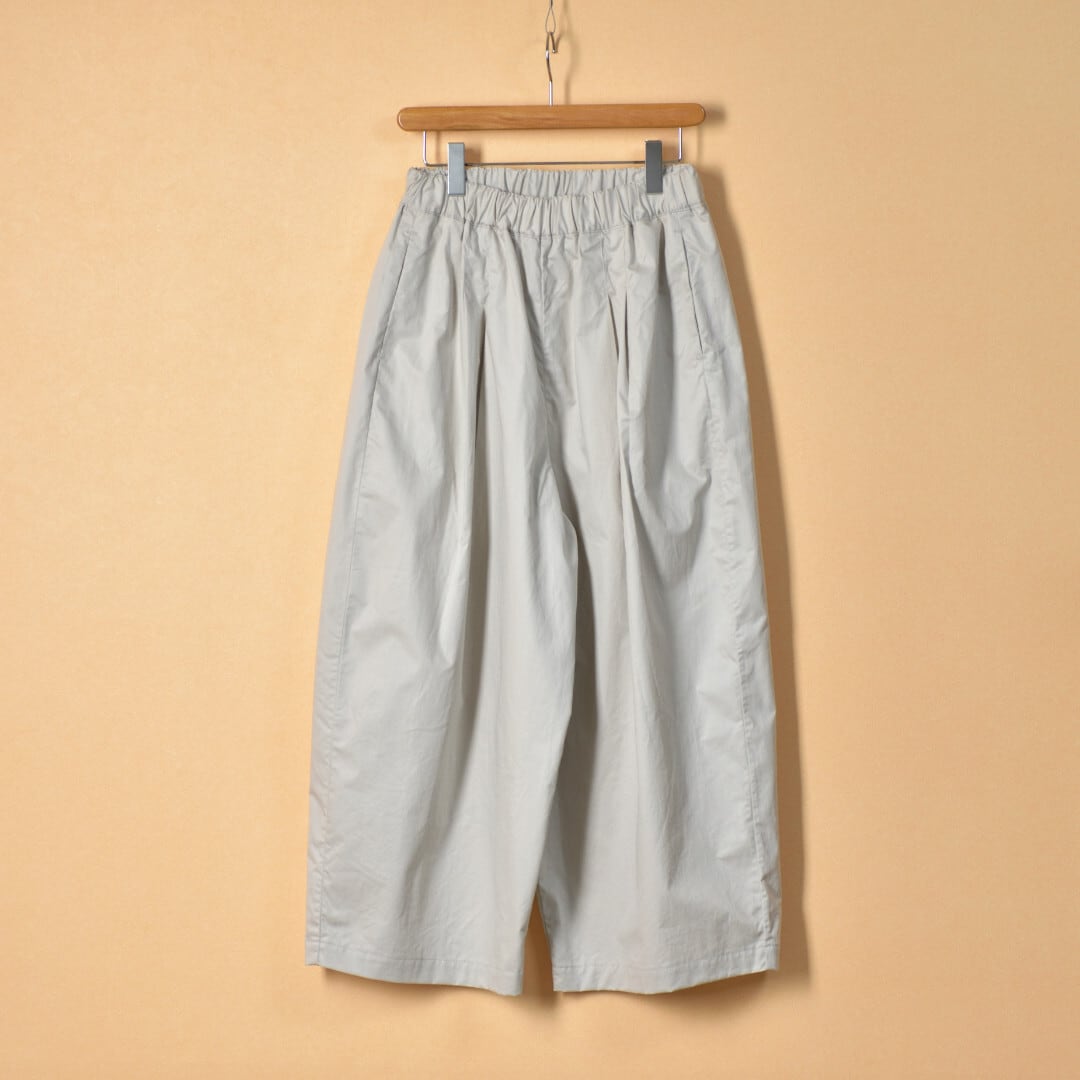 sasanqua by trees サザンカバイツリーズ slow pant スローパンツ・ライトグレイ【送料無料】