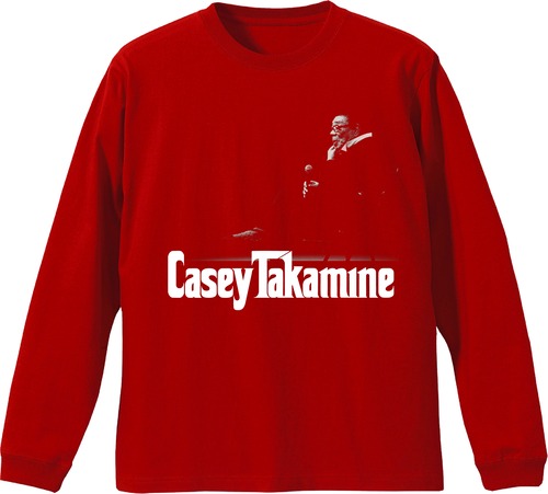 DON　photo L/S　Tee #2　 red/white