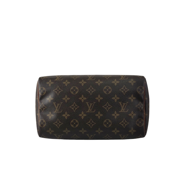 LOUIS VUITTON ルイヴィトン モノグラム ハンドバッグ ブラウン PVC レザー スピーディ25 ミニボストン vintage ヴィンテージ オールド 7ppyum