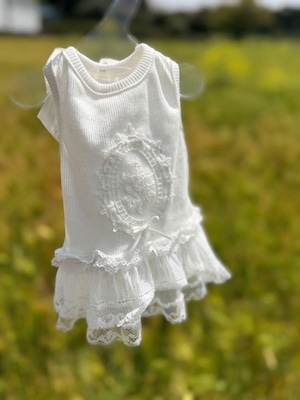 予約販売 MAMU Mellow cotton dress (2 color) 韓国ハンドメイド