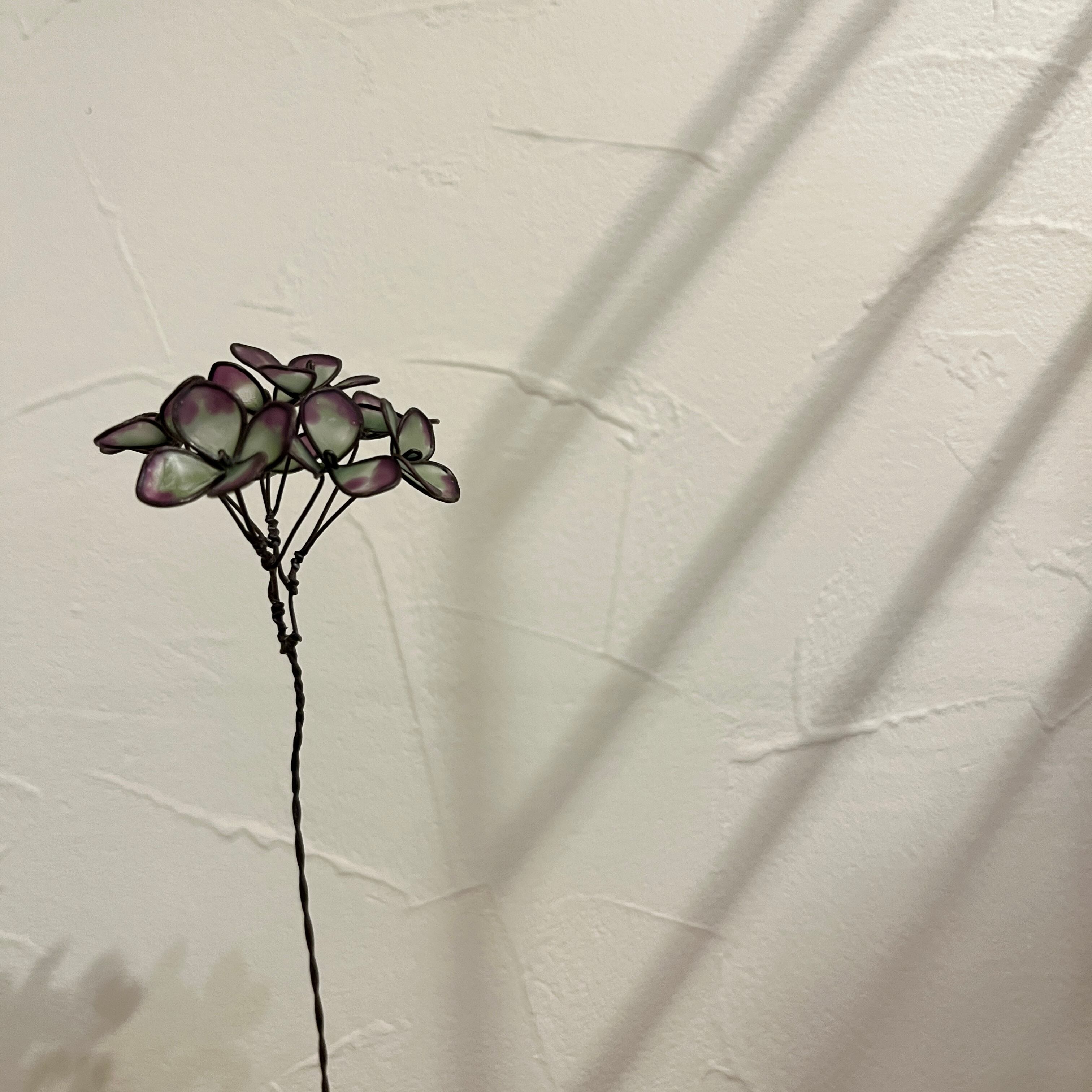 atelier karin 紫陽花小房 ブラウンベース グリーン×パープル